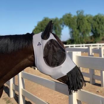 Comfort Fit Deluxe Fly Mask - Charcoal